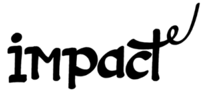 A logo with the word impact and an e exponent